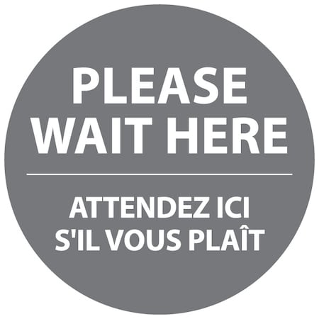 Please Wait Here - Bilingual, 8471